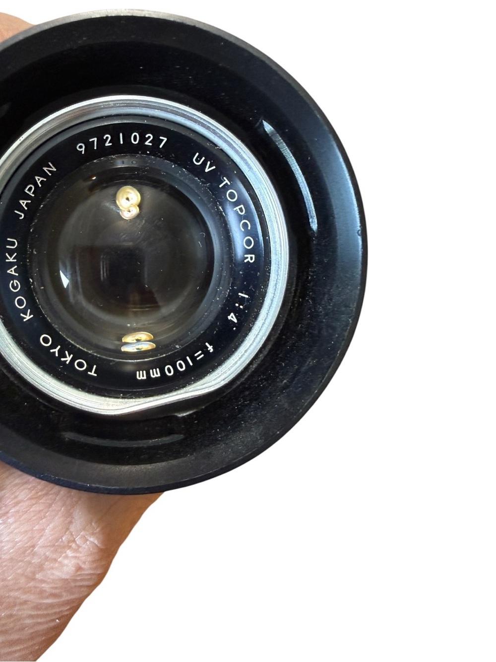 Topcor UV 100mm f/4 Lens w/Leather Case(Read) - Picture 6 of 7